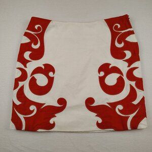 Anthropologie Vanessa Virginia Flame Kissed Skirt Sz 10